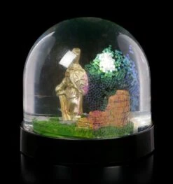 Kreuzritter Schneekugel - Goldfarben -Figurenmodell Geschäft Kreuzritter Schneekugel Goldfarben 4 1280x1280