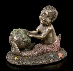 Meerjunge Figur Mit Kugelfisch