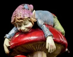 Pixie Figur - Schlafen Auf Einem Pilz Bett -Figurenmodell Geschäft Pixie Figur Pilz 5 1280x1280
