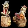 Pixie Figuren - Sitzen Auf Dem Baumstamm - 2er Set -Figurenmodell Geschäft Pixie Figuren Baumstamm 1280x1280