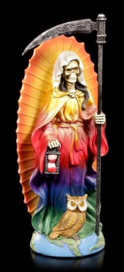 Reaper Figur - Santa Muerte - Regenbogenfarben -Figurenmodell Geschäft Reaper Figur Santa Muerte Regenbogenfarben 1280x1280