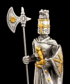 Zinn Ritter Figur - Malteser Mit Hellebarde -Figurenmodell Geschäft Ritter Axt 5 1280x1280