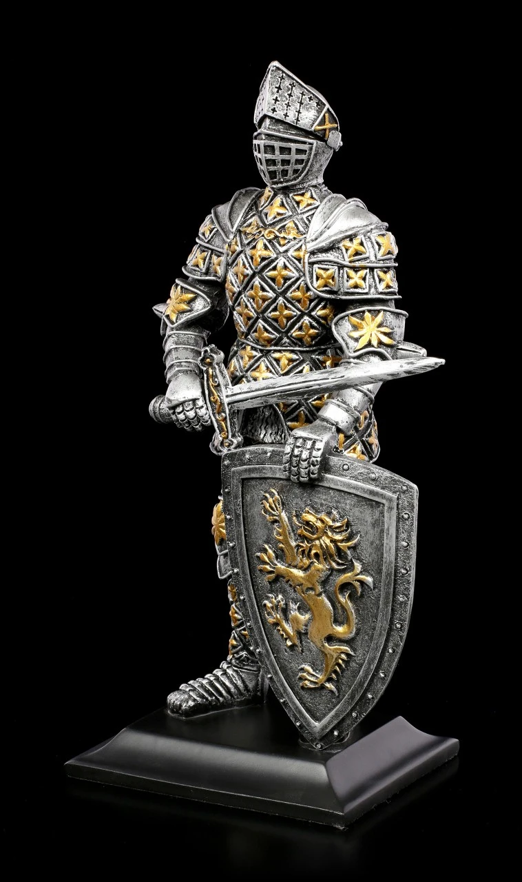 Ritter Figur Mit Schwert Und Löwenschild 5 Ritter Figur Mit Schwert Und Löwenschild – Bild 3