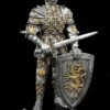 Ritter Figur Mit Schwert Und Löwenschild