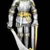 Ritter Figur Mit Breitschwert Und Schild -Figurenmodell Geschäft Ritter Figur Schild Breitschwert 1280x1280