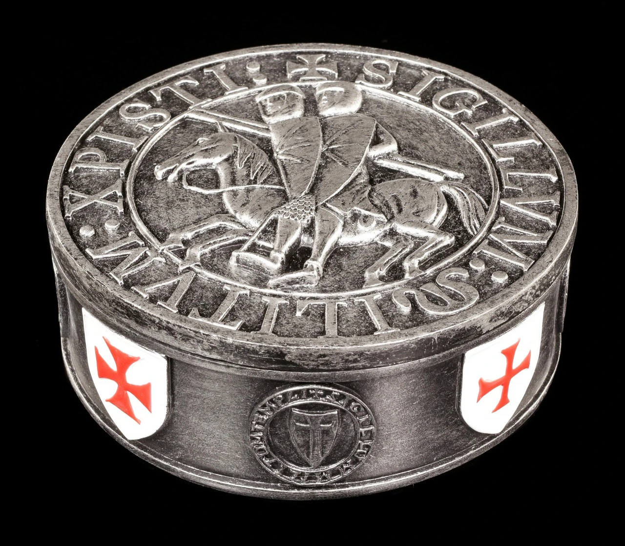 Runde Kreuzritter Schatulle 4 Runde Kreuzritter Schatulle – Bild 2