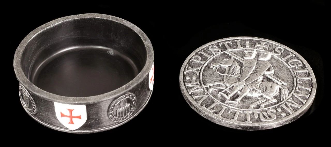 Runde Kreuzritter Schatulle 5 Runde Kreuzritter Schatulle – Bild 3