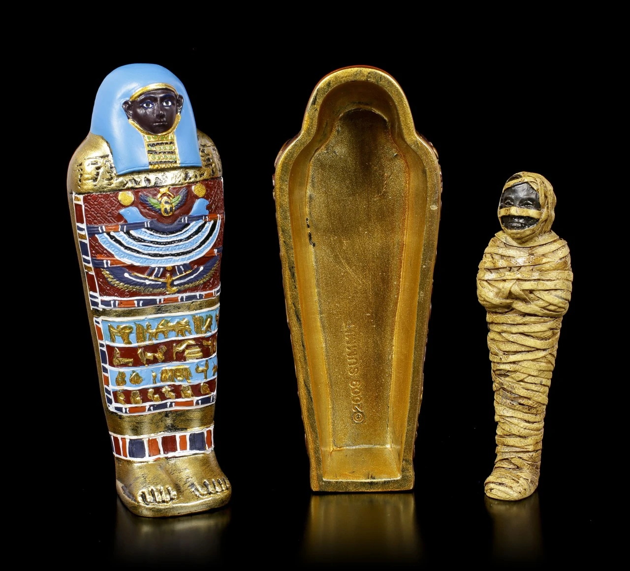 Sakkara Sarkophag Mit Mumie 4 Sakkara Sarkophag Mit Mumie – Bild 2