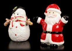 Salz Und Pfeffer Streuer - Schneemann & Weihnachtsmann -Figurenmodell Geschäft Salz Pfeffer 2 1280x1280