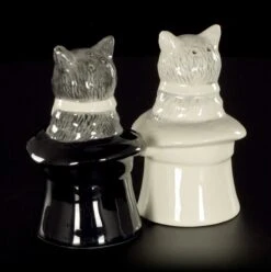 Salz Und Pfeffer Streuer - Cats In Hats -Figurenmodell Geschäft Salz Pfeffer Cats Hats 2 1280x1280