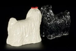 Salz Und Pfeffer Streuer - Malteser Hunde -Figurenmodell Geschäft Salz Pfeffer Hund Malteser 2 1280x1280