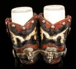 Salz Und Pfeffer Streuer - Wilder Westen Stiefel -Figurenmodell Geschäft Salz Und Pfeffer Streuer Wilder Westen Stiefel 3 1280x1280