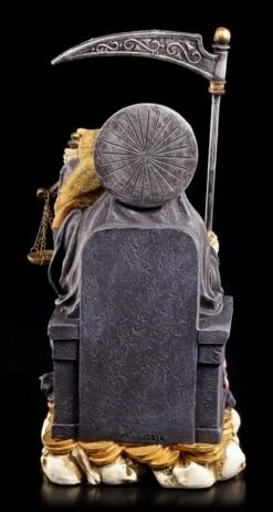 Sitzende Santa Muerte Figur - Schwarz -Figurenmodell Geschäft Santa Muerte Schwarz 3 1280x1280