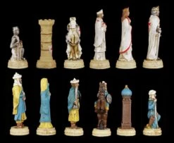 Schachfiguren Set - Kreuzritter Vs. Morgenland -Figurenmodell Geschäft Schachfiguren Kreuzritter Morgenland 3 1280x1280