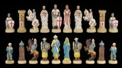 Schachfiguren Set - Kreuzritter Vs. Morgenland -Figurenmodell Geschäft Schachfiguren Kreuzritter Morgenland 4 1280x1280