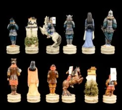 Schachfiguren Set - Samurai Krieger -Figurenmodell Geschäft Schachfiguren Set Samurai Krieger 2 1280x1280