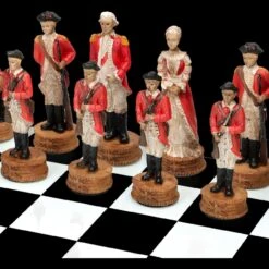 Schachspiel - Amerikanischer Unabhängigkeitskrieg 13 Schachspiel - Amerikanischer Unabhängigkeitskrieg -Figurenmodell Geschäft Schachspiel Amerikanischer Unabh gigkeitskrieg b 1280x1280