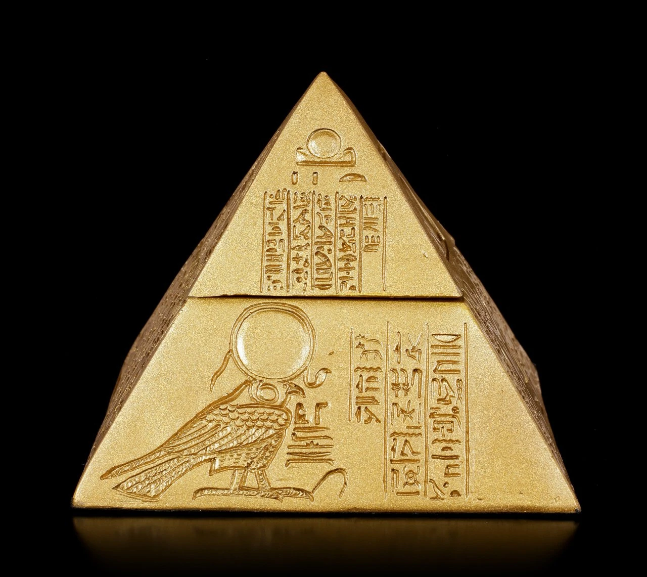 Schatulle - Pyramide Mit Hieroglyphen 4 Schatulle - Pyramide Mit Hieroglyphen – Bild 2