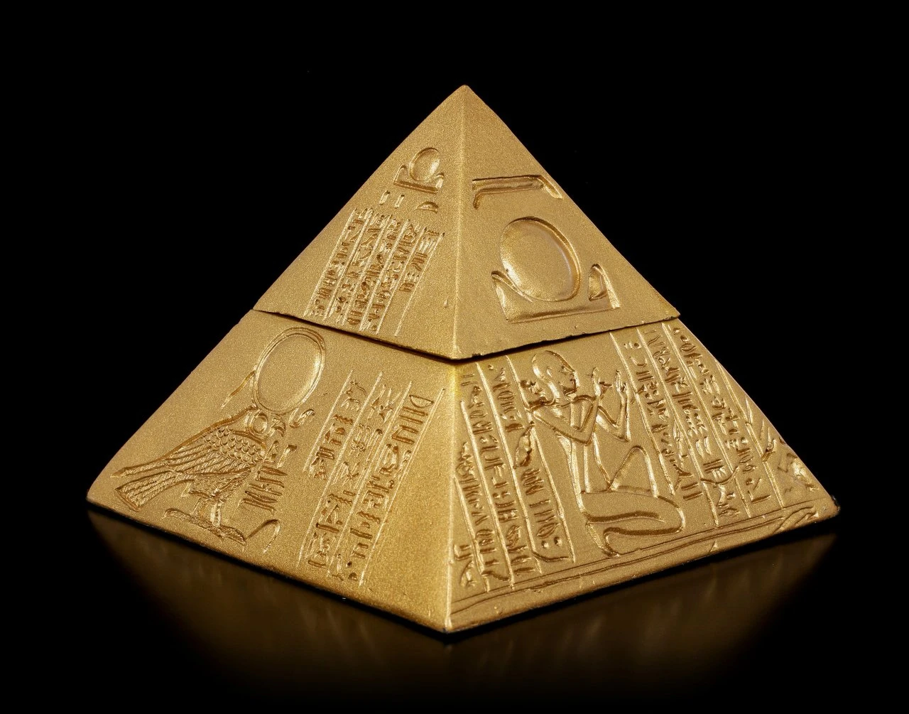 Schatulle - Pyramide Mit Hieroglyphen 5 Schatulle - Pyramide Mit Hieroglyphen – Bild 3