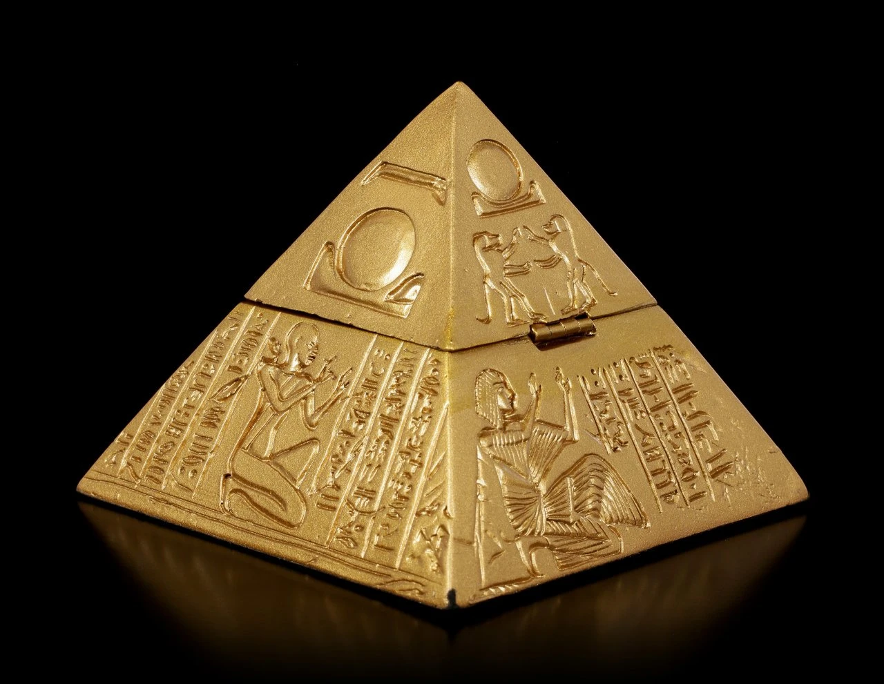 Schatulle - Pyramide Mit Hieroglyphen 6 Schatulle - Pyramide Mit Hieroglyphen – Bild 4