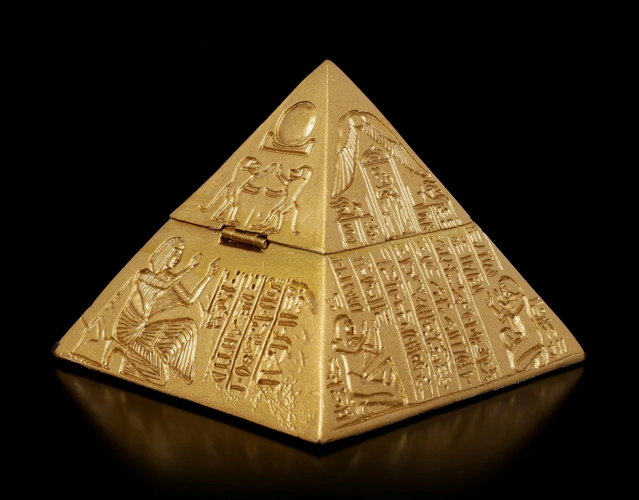 Schatulle - Pyramide Mit Hieroglyphen 7 Schatulle - Pyramide Mit Hieroglyphen – Bild 5