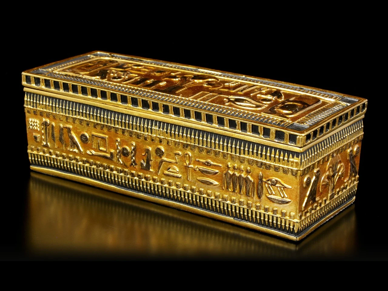 Schmuckkästchen Mit ägyptischen Hieroglyphen 6 Schmuckkästchen Mit ägyptischen Hieroglyphen – Bild 4