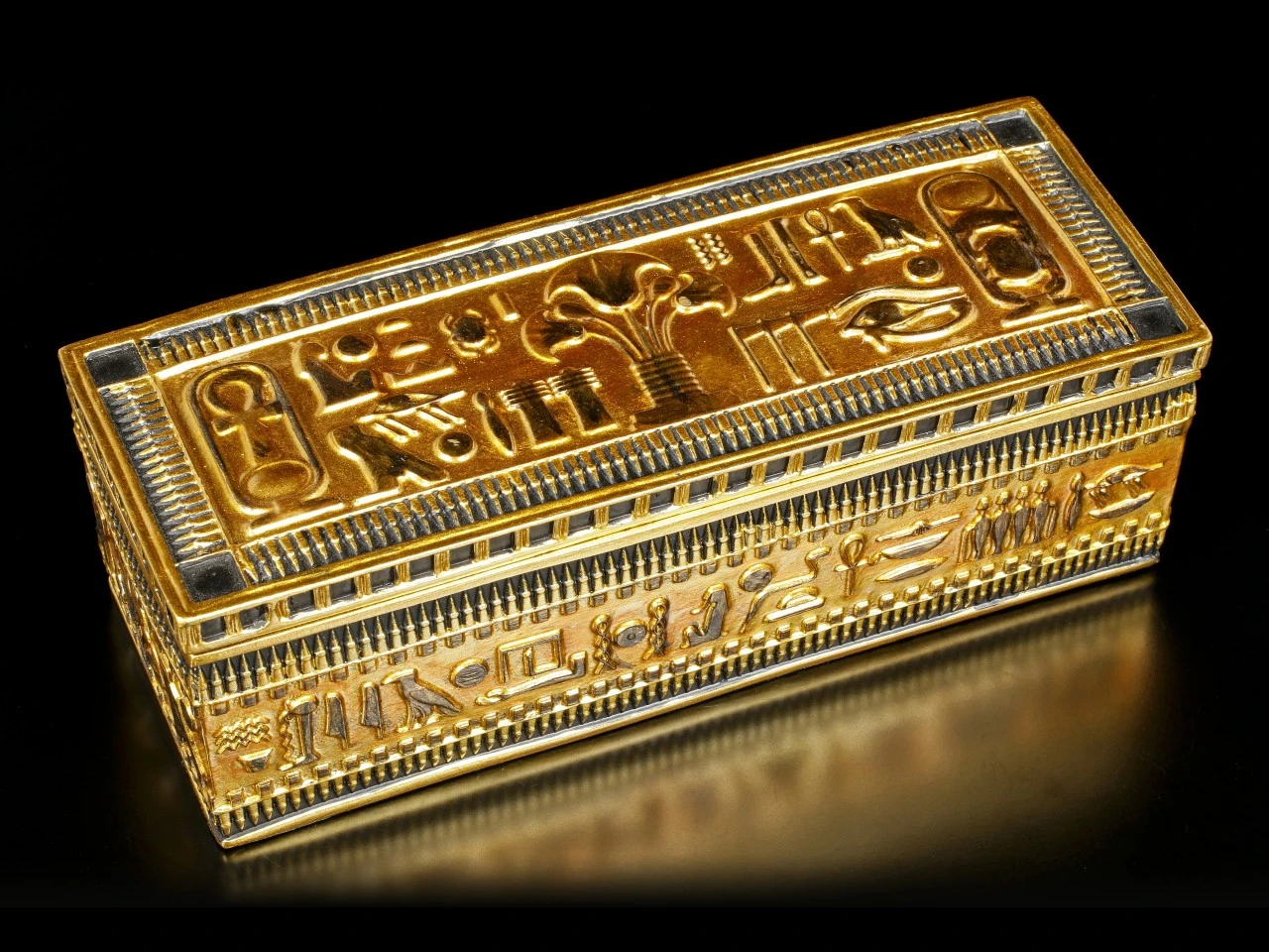 Schmuckkästchen Mit ägyptischen Hieroglyphen 4 Schmuckkästchen Mit ägyptischen Hieroglyphen – Bild 2