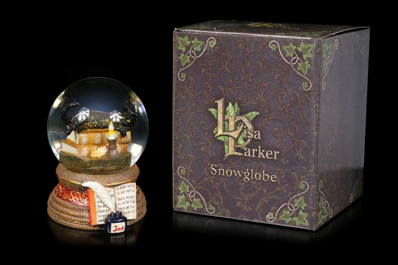 Schneekugel Mit Katze - Witching Hour 9 Schneekugel Mit Katze - Witching Hour – Bild 7