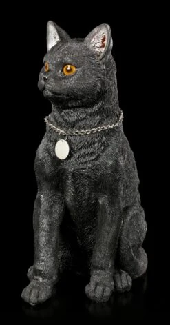 Katzen Figur Mit Metall Anhänger - Schwarz -Figurenmodell Geschäft Sitzende Kazen Figur Mit Metall Anhaenger Schwarz 2fNB7x0X4G6AY1 1280x1280