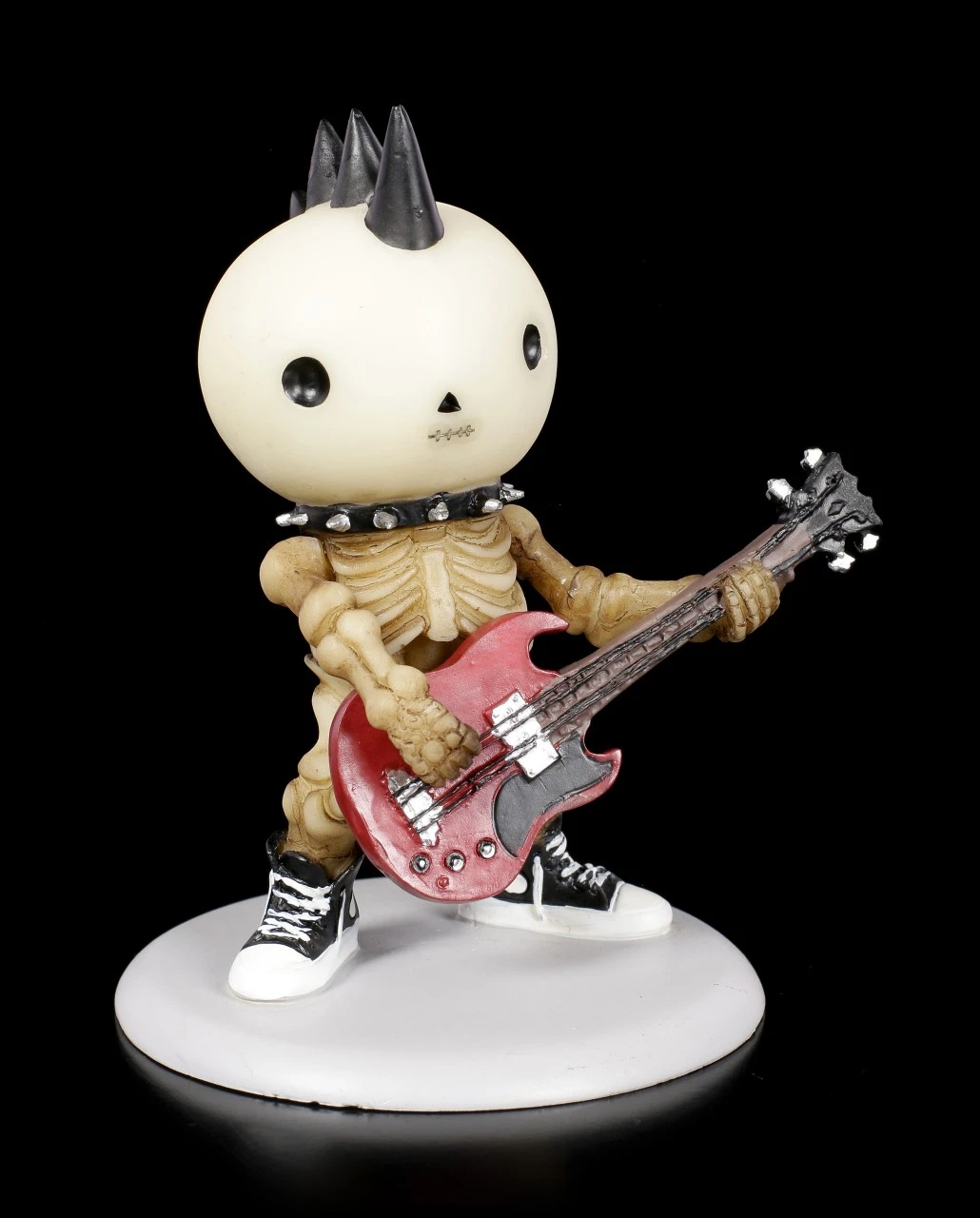 Skelett Figur - Rockstar Lucky Mit Bass Gitarre 3 Skelett Figur - Rockstar Lucky Mit Bass Gitarre