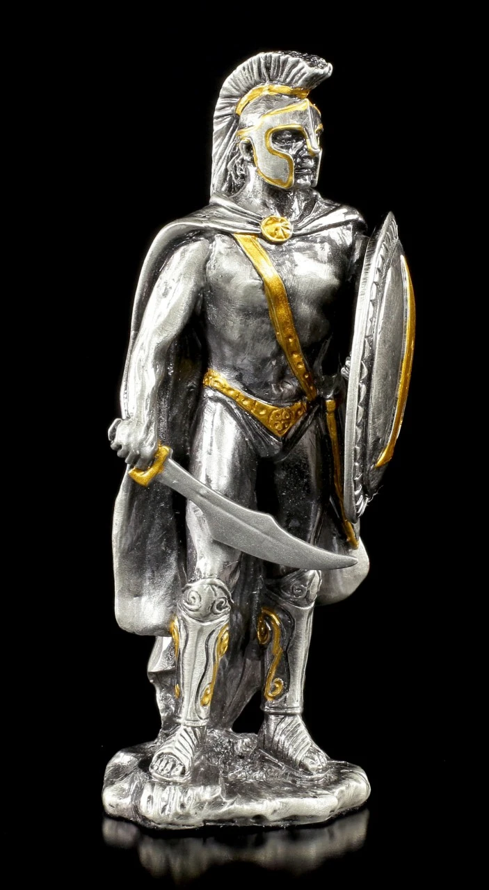 Spartanischer Krieger Leonidas - Zinn Figur 4 Spartanischer Krieger Leonidas - Zinn Figur – Bild 2