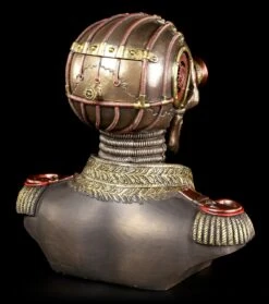 Steampunk Skelett Büste Mit Schatullen - Der Konteradmiral 15 Steampunk Skelett Büste Mit Schatullen - Der Konteradmiral -Figurenmodell Geschäft Steampunk Bueste Konteradmiral 4 1280x1280
