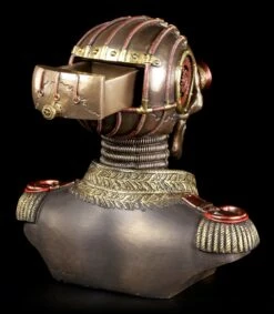 Steampunk Skelett Büste Mit Schatullen - Der Konteradmiral 17 Steampunk Skelett Büste Mit Schatullen - Der Konteradmiral -Figurenmodell Geschäft Steampunk Bueste Konteradmiral 6 1280x1280