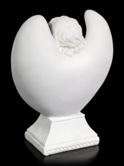 Teelichthalter - Engel Bub Mit Herzen -Figurenmodell Geschäft Teelichthalter Weisser Engel Mit Herzen 4 1280x1280