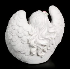 Teelichthalter - Mädchen Engel Mit Rosenkranz -Figurenmodell Geschäft Teelichthalter Weisser Engel Mit Rosenkranz 4 1280x1280