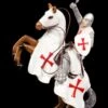 Templer Figur - Kreuzritter Auf Pferd