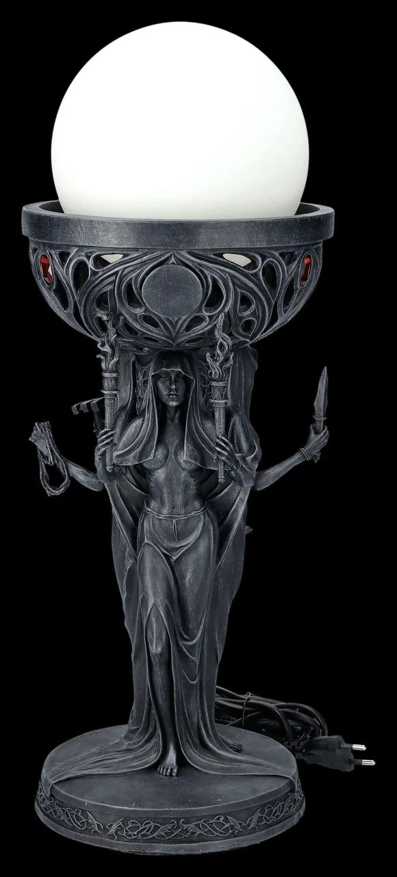 Tischlampe - Dreifaltige Göttin Hekate 5 Tischlampe - Dreifaltige Göttin Hekate – Bild 3