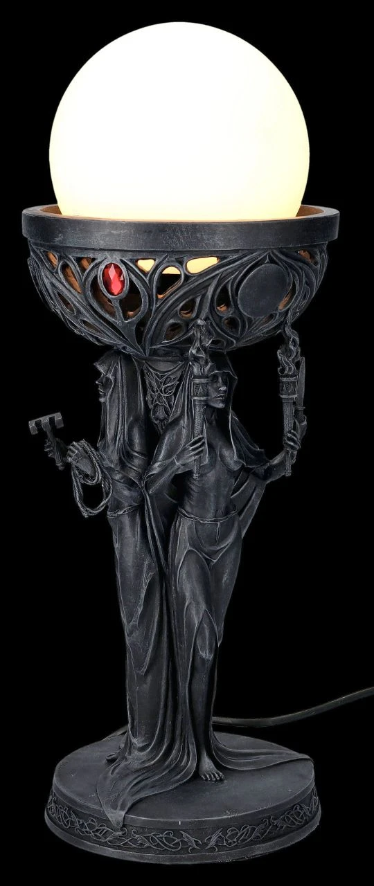 Tischlampe - Dreifaltige Göttin Hekate 4 Tischlampe - Dreifaltige Göttin Hekate – Bild 2