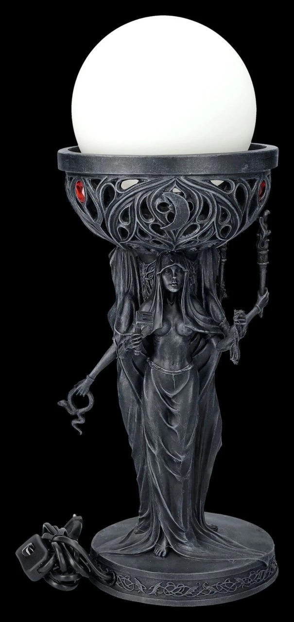 Tischlampe - Dreifaltige Göttin Hekate 6 Tischlampe - Dreifaltige Göttin Hekate – Bild 4