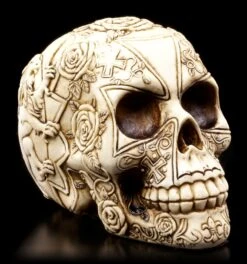 Tempelritter Totenkopf Mit Löwenwappen