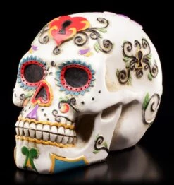Weißer Totenkopf - Day Of The Dead -Figurenmodell Geschäft Totenkopf Day Dead 258aed1a72e9c2 1280x1280