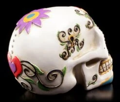 Weißer Totenkopf - Day Of The Dead -Figurenmodell Geschäft Totenkopf Day Dead 658aed1c33a3a4 1280x1280