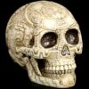 Totenkopf Mit Azteken Verzierungen -Figurenmodell Geschäft Totenkopf Figur Azteken Verzierungen 1280x1280