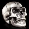 Alchemy Totenkopf - Metallfarbener Alchemist -Figurenmodell Geschäft Totenkopf Silber 1280x1280
