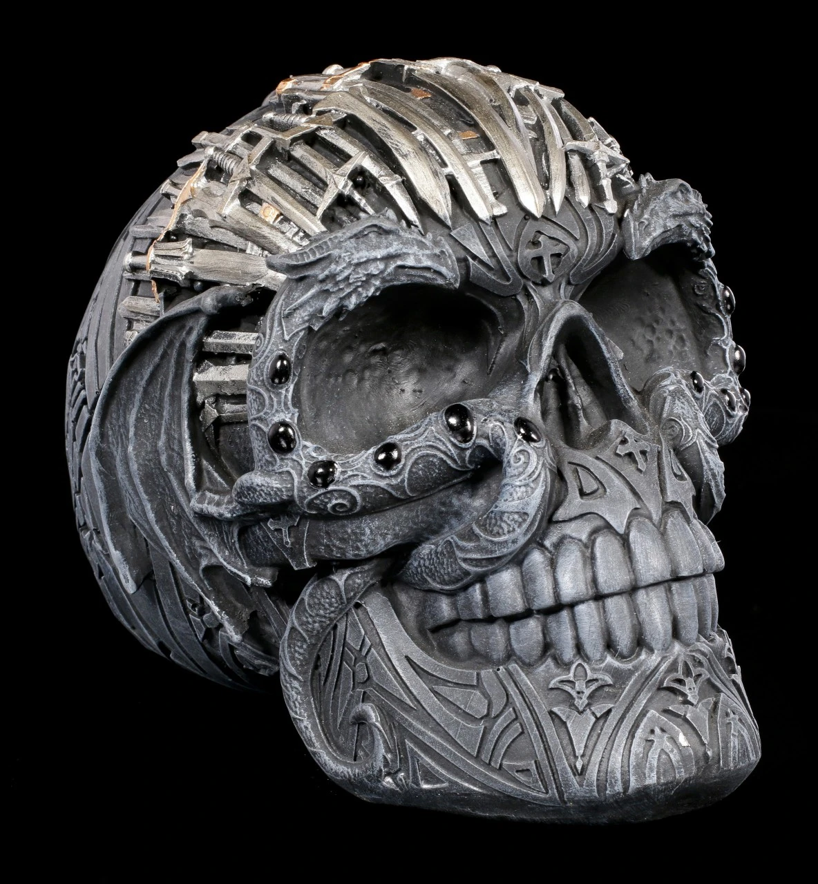 NEMESIS NOW Totenkopf - Sword Skull