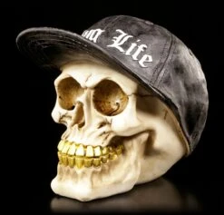 Gangster Totenkopf Mit Goldzähnen - Thug Life 10 Gangster Totenkopf Mit Goldzähnen - Thug Life -Figurenmodell Geschäft Totenkopf mit Muetze Thug Life 2 1280x1280