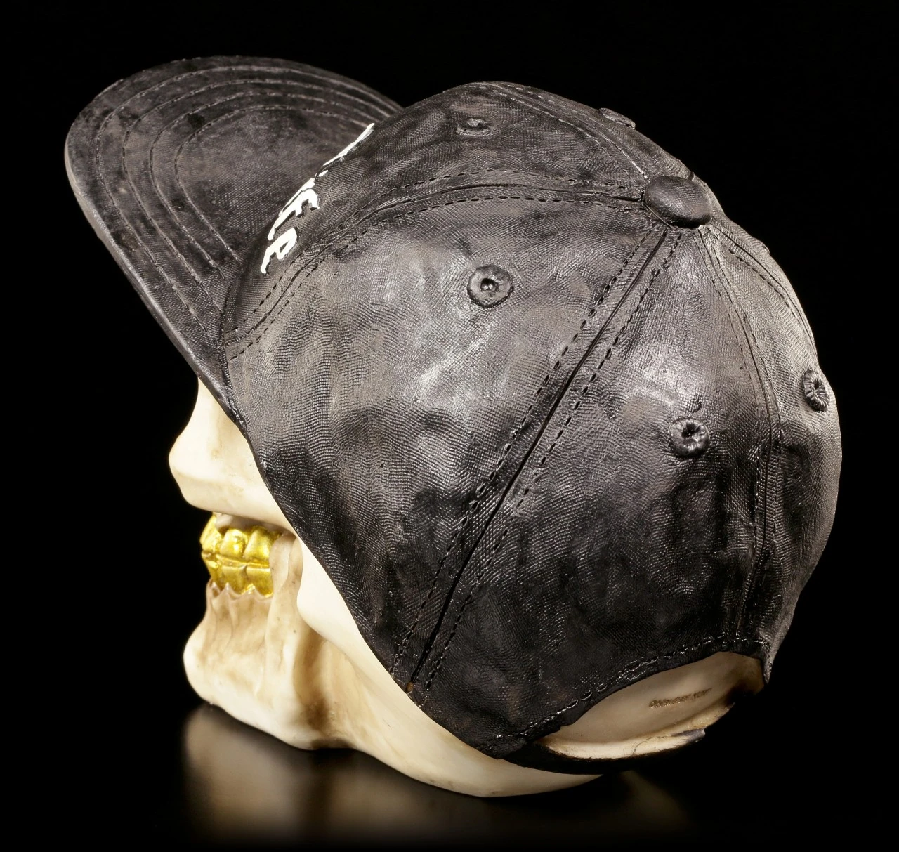 Gangster Totenkopf Mit Goldzähnen - Thug Life 6 Gangster Totenkopf Mit Goldzähnen - Thug Life – Bild 4