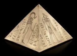Ägyptische Tier-Urne - Pyramide