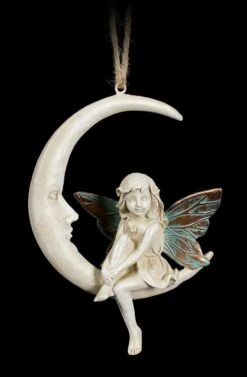 Elfen Figur Auf Mond - Rosalia -Figurenmodell Geschäft Waldelfe Auf Mond Rosa 1 1280x1280