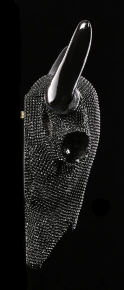 Wandrelief Büffel Schädel - Schwarze Noppen -Figurenmodell Geschäft Wandrelief Bueffel Schaedel Schwarze Noppen 2 1280x1280